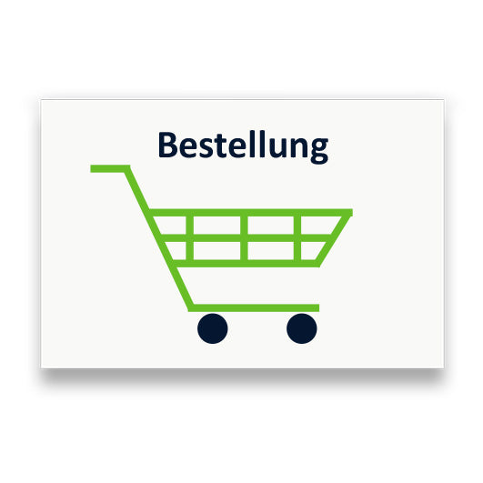 Symbol: BESTELLUNG bzw. ORDER