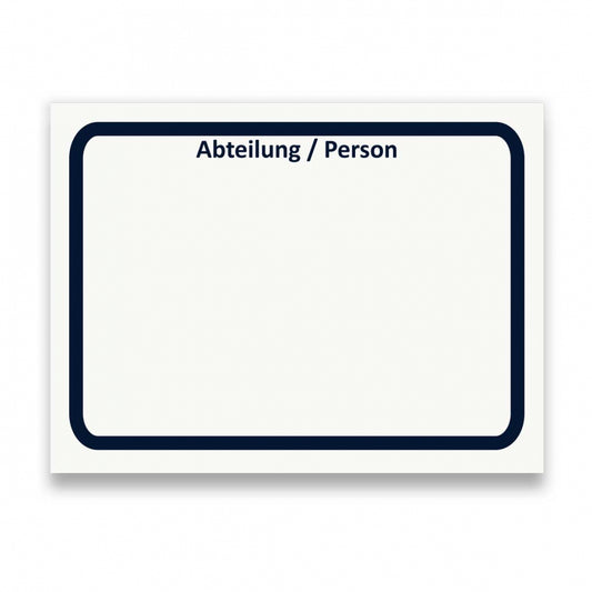 Symbol: ABTEILUNG/PERSON bzw. DEPARTMENT/PERSON