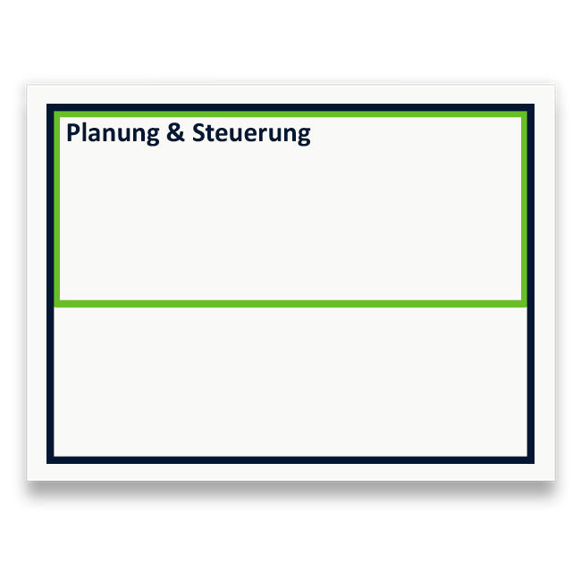 Symbol: PLANUNG & STEUERUNG bzw. INFORMATION CONTROL SYSTEM