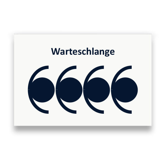 Symbol: WARTESCHLANGE bzw. QUEUE