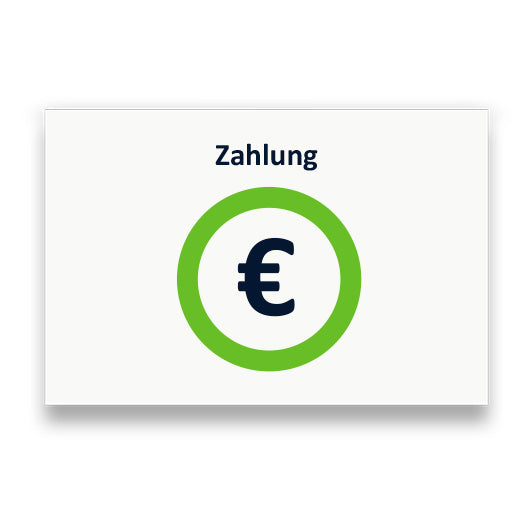 Symbol: ZAHLUNG bzw. PAYMENT