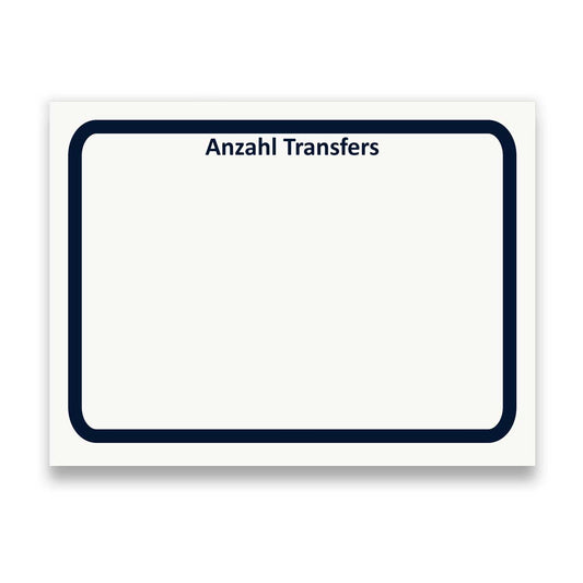 Symbol: ANZAHL TRANSFERS bzw. NUMBER OF TRANSFERS