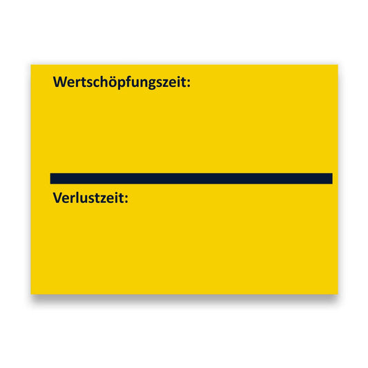 Makigami Symbol: Wertschöpfungszeit-Verlustzeit bzw. Value-Added-Time-Lost-Time